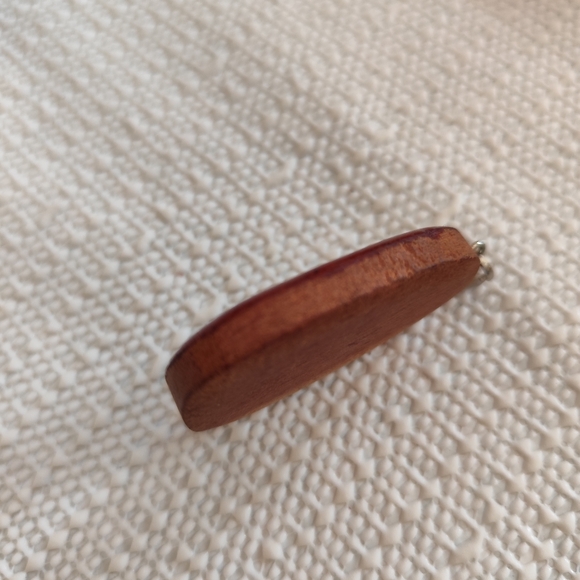 4/$50⭐️Abalone Inlayed  Wooden Pendant - Picture 5 of 6